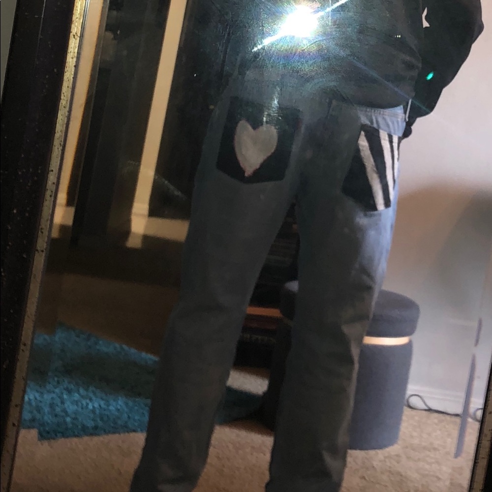 Levi 511 jeans (painted on)